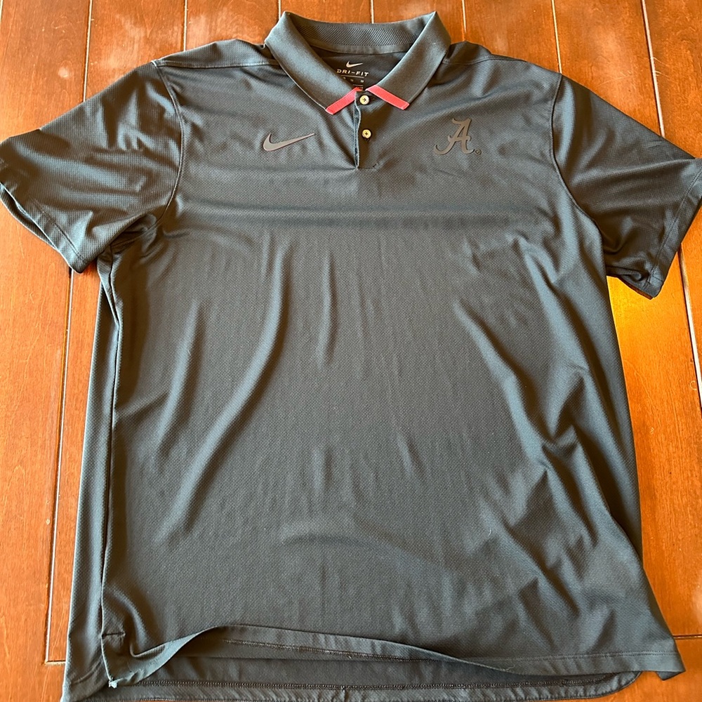 Alabama Nike Vapor Ware Dri Fit Polo - Black - XL